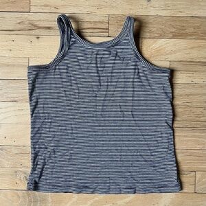 vintage 90s/y2k gap navy/white striped tank top